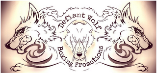 DEFIANT WOLF BOXING PROMOTIONS logo