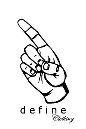 DEFINE CLOTHING logo