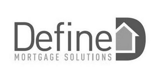 DEFINE MORTGAGE SOLUTIONS D logo