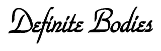 DEFINITE BODIES logo