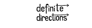 DEFINITE DIRECTIONS logo