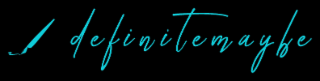 DEFINITEMAYBE logo