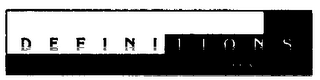 DEFINITIONS logo