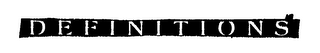 DEFINITIONS logo