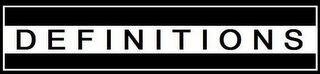 DEFINITIONS logo