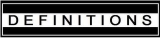 DEFINITIONS logo