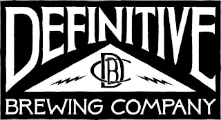 DEFINITIVE BREWING COMPANY DBC logo