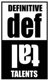 DEFINITIVE DEF TAL TALENTS logo