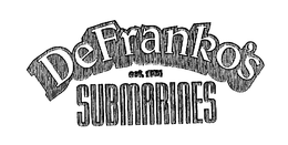 DEFRANKO'S SUBMARINES EST. 1974 logo