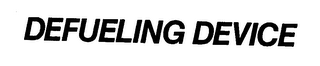 DEFUELING DEVICE logo