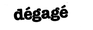 DEGAGE logo