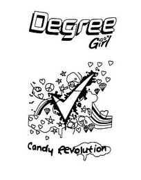 DEGREE GIRL CANDY REVOLUTION logo
