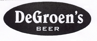 DEGROEN'S BEER logo