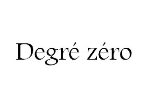 DEGRÉ ZÉRO logo