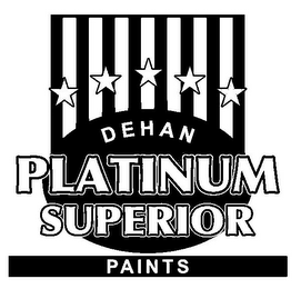 DEHAN PLATINUM SUPERIOR PAINTS logo