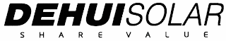 DEHUISOLAR SHARE VALUE logo