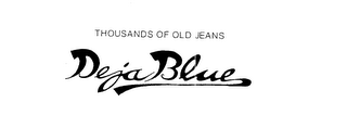 DEJA BLUE THOUSANDS OF OLD JEANS logo