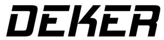 DEKER logo