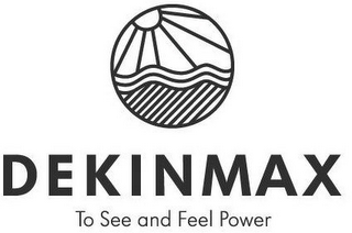 DEKINMAX TO SEE AND FEEL POWER logo
