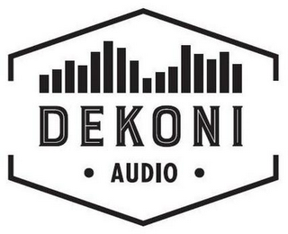 DEKONI · AUDIO · logo