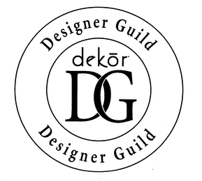 DEKOR DESIGNER GUILD DEKOR DG DESIGNER GUILD logo