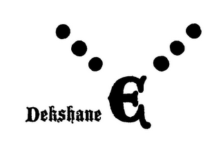 DEKSHANE E logo