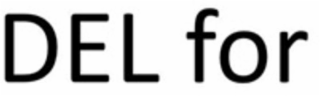 DEL FOR logo
