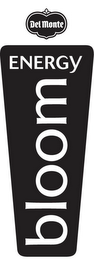 DEL MONTE BLOOM ENERGY logo