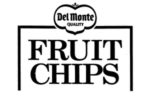 DEL MONTE QUALITY FRUIT CHIPS logo