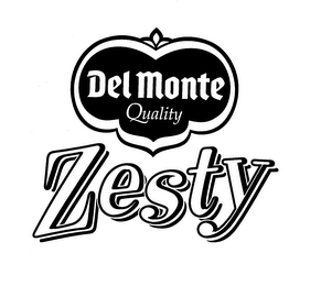 DEL MONTE QUALITY ZESTY logo
