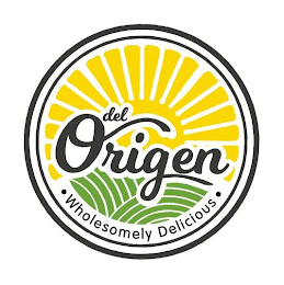 DEL ORIGEN WHOLESOMELY DELICIOUS logo