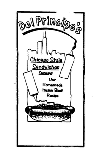 DEL PRINCIPE'S CHICAGO STYLE SANDWICHES FEATURING: OUR HOMEMADE ITALIAN BEEF RECIPE logo