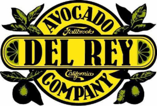 DEL REY AVOCADO COMPANY FALLBROOK CALIFORNIA logo