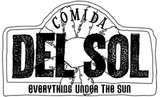 DEL SOL COMIDA EVERYTHING UNDER THE SUN logo