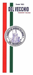 DEL VECCHIO DESDE 1923 TRADICION Y CALIDAD FABRICA DE QUESOS ITALIANOS DEL VECCHIO S.A. logo