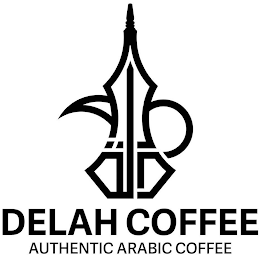 DELAH COFFEE AUTHENTIC ARABIC COFFEE logo