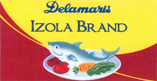 DELAMARIS IZOLA BRAND logo