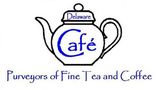DELAWARE CAFE PURVEYORS OF FINE TEA AND COFFEE logo