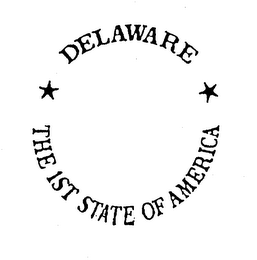 DELAWARE THE 1ST STATE OF AMERICA logo