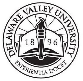 DELAWARE VALLEY UNIVERSITY 1896 EXPERIENTIA DOCET logo
