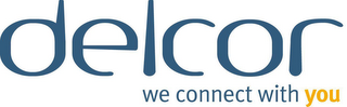 DELCOR WE CONNECT WITH YOU logo