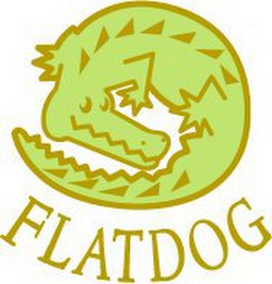 DELETE THE WORD "FLATDOG" logo