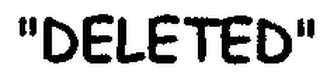 "DELETED" logo