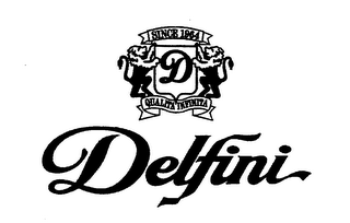 DELFINI D SINCE 1964 QUALITA INFINITA logo
