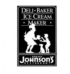 DELI BAKER ICE CREAM MAKER HOWARD JOHNSON'S RESTAURANT