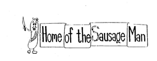 DELI DIRECT SAUSAGE MAN HOME OF THE SAUSAGE MAN logo