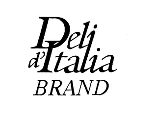 DELI D'ITALIA BRAND logo