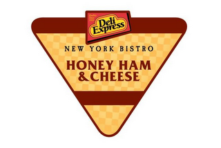 DELI EXPRESS NEW YORK BISTRO QUALITY SINCE 1955 HONEY HAM & CHEESE logo