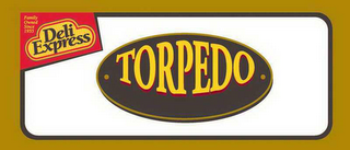 DELI EXPRESS TORPEDO FAMILY OWNED SINCE 1955 logo