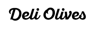 DELI OLIVES logo